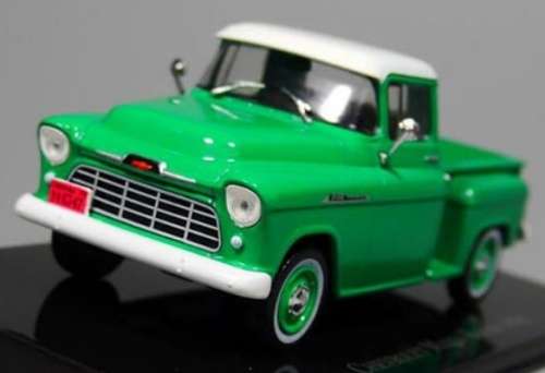 Chevrolet 3100 stepside pick-up 1956 green 1/43 IXO NEW+boxed  #5129 instant wheels