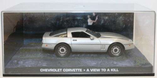 Chevrolet Corvette 1985 silver 1/43 IXO JBond007 NEW+boxed  #5170 instant wheels