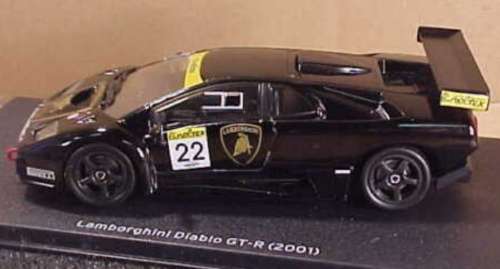 Lamborghini Diablo GT-R #22 `01 black 1/43 IXO NEW+boxed  #5175 instant wheels