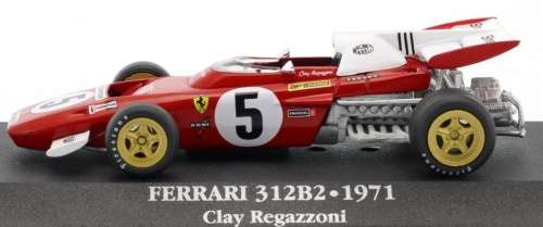 Ferrari 312 B2 F1 1971 C.Regazzoni 1/43 IXO NEW+boxed  #5179 instant wheels