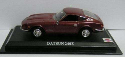 Datsun 240Z 1970 burgundy 1/43 Delprado NEW+showcased  #5198 instant wheels