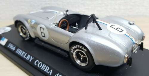 Shelby Cobra 427 S/C 1966 silver #6 1/43 IXO/DelPrado NEWinBlister  #5237 instant wheels