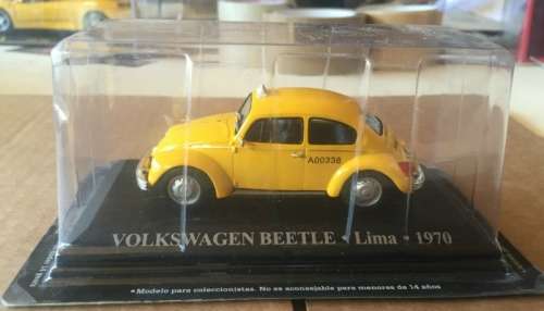 Volkswagen Beetle Lima Taxi 1970 yellow 1/43 IXO/DelPrado NEWinBlister  #5244 instant wheels