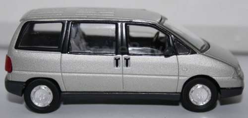 Fiat Ulysse (Eurovan) 2003 silver 1/43 Solido NEW+showcased  #5215 instant wheels
