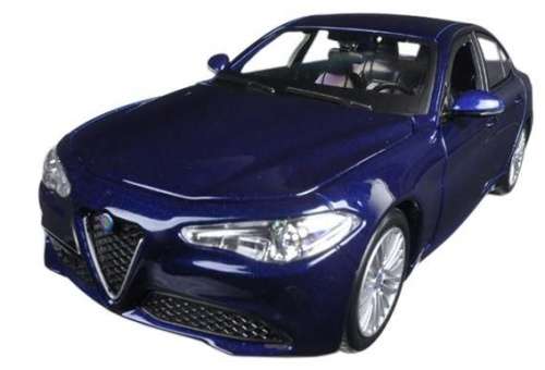 Alfa Romeo Giulia 2016 dk.blue-metallic 1/24 Bburago NEW+boxed  #2111 instant wheels