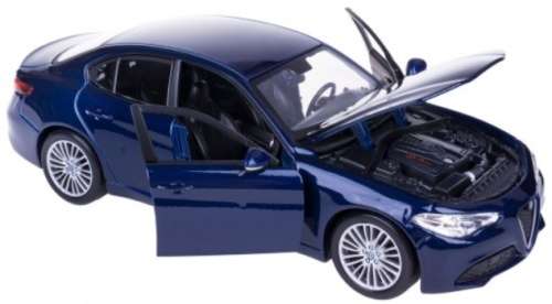 Alfa Romeo Giulia 2016 dk.blue-metallic 1/24 Bburago NEW+boxed  #2111 instant wheels