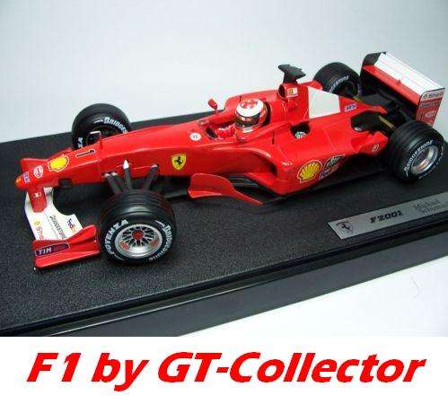 1:18 Ferrari F1 F2001 MSchumacher 2001 by Hotwheels, MINT boxed, G'tee! #266