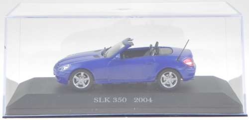 Mercedes-Benz SLK 350 cabrio (R171) 2004 blue 1:43 IXO NEW+boxed  #5323 instant wheels