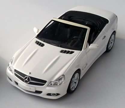 Mercedes-Benz SL 500 (R231) 2012 white-met 1:43 IXO NEW+boxed   #5325 instant wheels