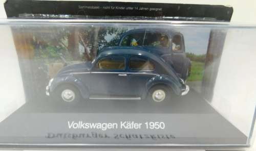 Volkswagen Beetle 1950 blue 1/43 IXO NEW+boxed  #4007 instant wheels