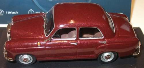 Mercedes-Benz 180 D `Ponton` (W120) 1954 maroon 1/43 IXO NEW+boxed  #4212 instant wheels