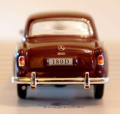Mercedes-Benz 180 D `Ponton` (W120) 1954 maroon 1/43 IXO NEW+boxed  #4212 instant wheels