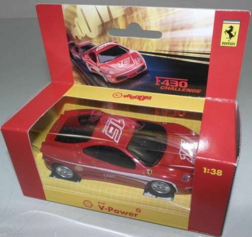 Ferrari F430 Challenge #16 red 1/38 HotWheels NEW+boxed  #3801 instant wheels