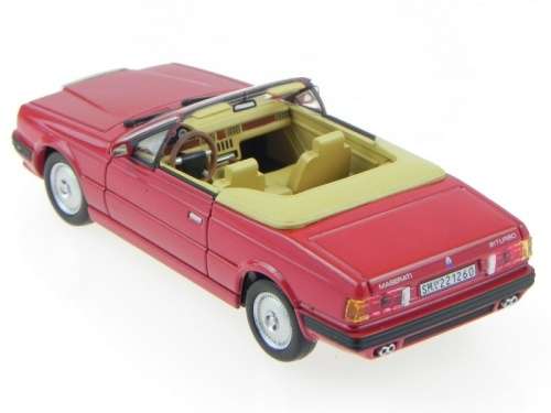 Maserati BiTurbo Spyder open 1985 red 1/43 Schuco  NEW+boxed  #5330 instant wheels