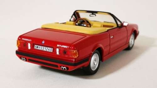 Maserati BiTurbo Spyder open 1985 red 1/43 Schuco  NEW+boxed  #5330 instant wheels
