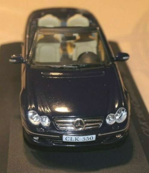 Mercedes-Benz CLK 350 (C209) 2005 dark-blue 1/43 IXO NEW+boxed  #5395 instant wheels