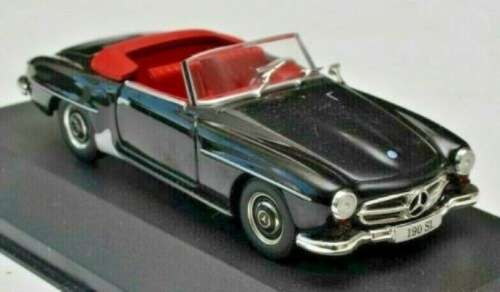 Mercedes-Benz 190SL  (W121) 1955 black 1/43 IXO NEW+boxed  #5397 instant wheels