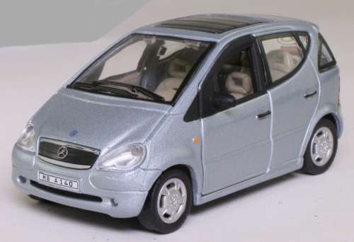 Mercedes-Benz A140 (W168) 1997 greymet 1/43 Cararama New+showcased  #5342 instant wheels