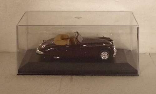 Jaguar XK140 open Roadster 1956 burgundy 1/43 IXO NEW+showcased  #5353 instant wheels