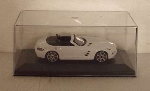 Mercedes-Benz SLS AMG Roadster white 1/43 Bburago NEW+showcased  #5356 instant wheels