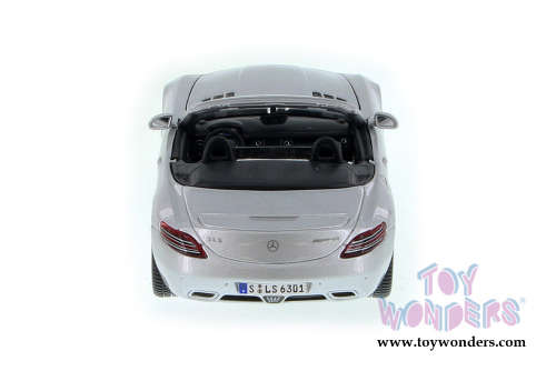 Mercedes-Benz SLS AMG Roadster white 1/43 Bburago NEW+showcased  #5356 instant wheels