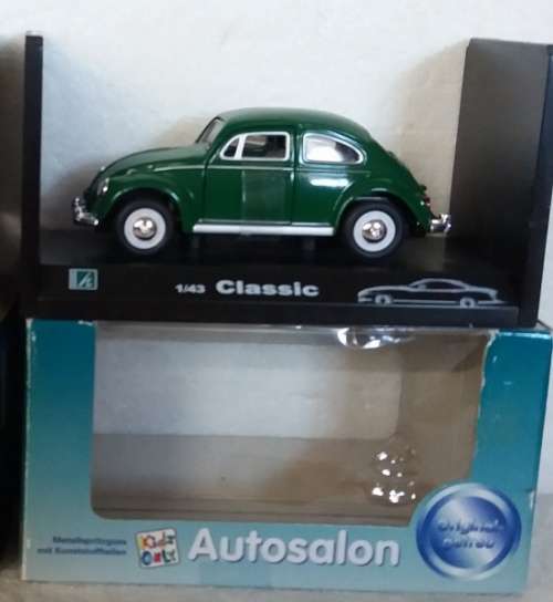 Volkswagen Beetle 1972 dark-green 1/43 Hongwell NEW+boxed  #5363 instant wheels