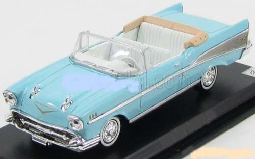 Chevrolet BelAir Convertible 1957 lt.blue 1/43 Vitesse NEW+showc/s #5371 instant wheels