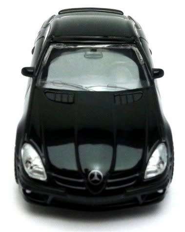 Mercedes-Benz SLK 55 AMG black 1/43 Rastar NEW+showcased  #5403 instant wheels