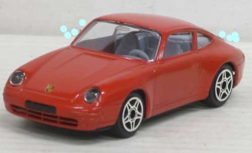 Porsche 911 (996) Carrera 1993 red 1/43 Bburago/IT NEW+showcased  #5404 instant wheels