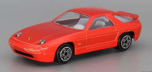 Porsche 928 S4 1986 red 1/43 Bburago/Italia NEW+showcased  #5407 instant wheels