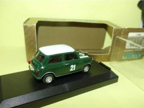 Morris Cooper S #21 Brit Saloon Champ 1967 green+white 1/43 Vitesse NEW+boxed  #5443 instant wheels