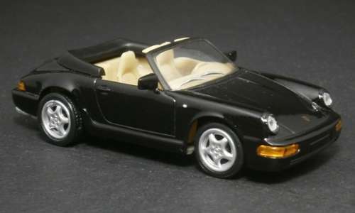 Porsche 911 Carrera 4 (964) Speedster 1989 black 1/43 IXO NEWinBlister  #5468 instant wheels