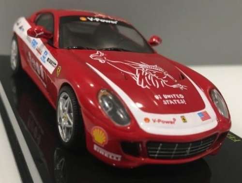Ferrari 599 GTB Fiorano Panamerican Tour 2006 1/43 IXO NEW+boxed  #5471 instant wheels