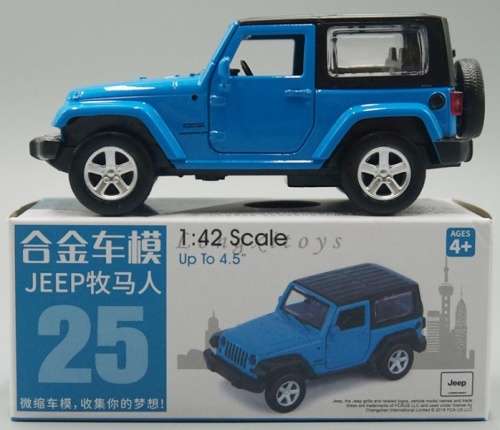 Jeep Wrangler 2015 blue 1/43 (1/42) Hommat NEW+boxed  #5487 instant wheels