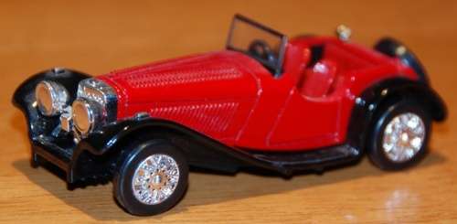 Jaguar SS-100 Roadster 1935 red 1/43 NewRay NEW+boxed  #5498 instant wheels