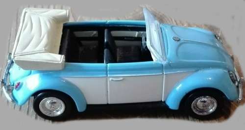 Volkswagen VW1200 Cabriolet 1951 blue/white 1/43 NewRay NEW+boxed  #5500 instant wheels