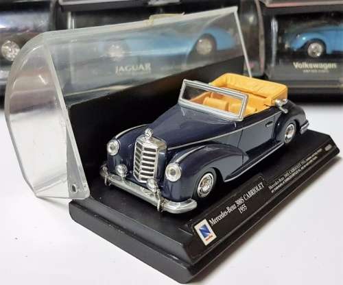 Mercedes-Benz 300 S Cabriolet 1955 dk.blue 1/43 NewRay NEW+boxed  #5501 instant wheels