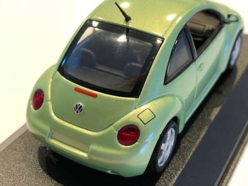 Volkswagen New NEW Beetle 1998 green-met 1/43 Minichamps NEW+boxed  #5506 instant wheels