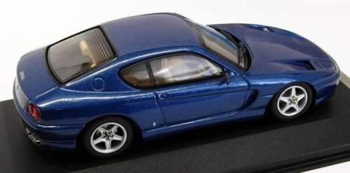 Ferrari 456 M 2003 blue-met 1/43 IXO NEW+boxed  #5513 instant wheels