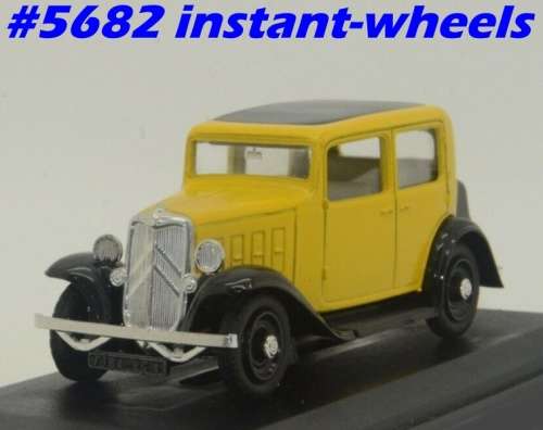 Citroen Rosalie 1933 yellow 1/43 Eligor NEW+reblistered  #5682 instant wheels