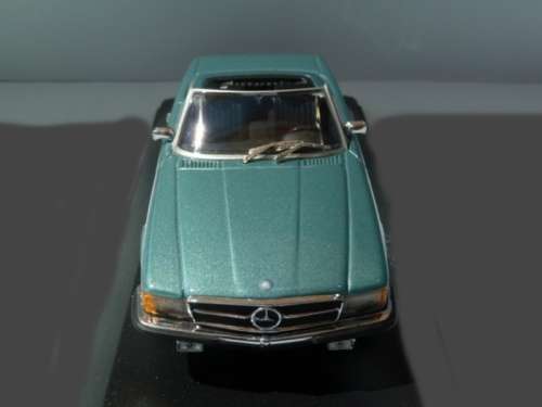 Mercedes-Benz 350 SL cabrio 1971 green 1/43NEWRay NEW+reblistered  #5625 instant wheels
