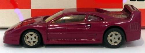 Ferrari F40 1987 purple 1/43 Bburago NEW+reblistered  #5714 instant wheels