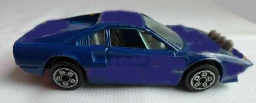 Ferrari 308 GTB 1985 blue 1/43 Bburago NEW+reblistered  #5716 instant wheels