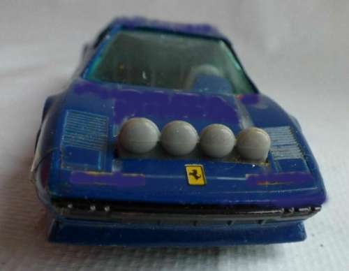 Ferrari 308 GTB 1985 blue 1/43 Bburago NEW+reblistered  #5716 instant wheels