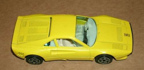 Ferrari 288 GTO 1987 yellow 1/43 Bburago NEW+reblistered  #5709 instant wheels