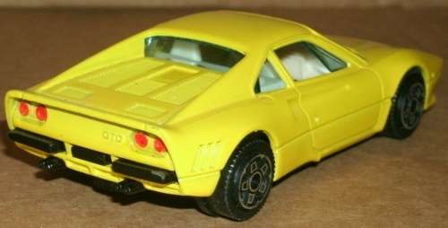 Ferrari 288 GTO 1987 yellow 1/43 Bburago NEW+reblistered  #5709 instant wheels