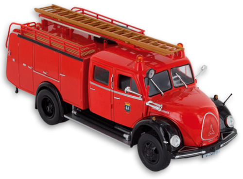 Magirus-Deutz 125A TLF 16 1959 fire brigade 1/43 IXO NEWinBlister  #5552 instant wheels