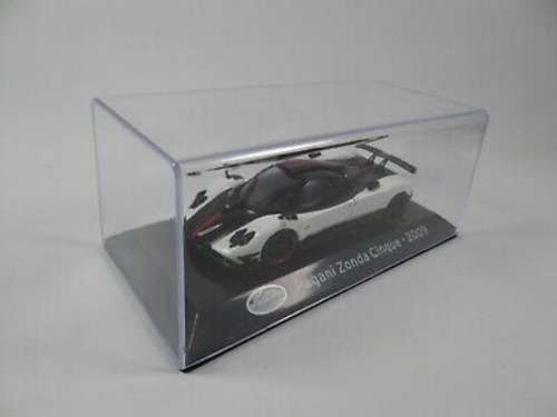 Pagani Zonda Cinque 2009 white+black 1/43 IXO NEW+boxed FREE SA door-Delivery #5564 instant wheels