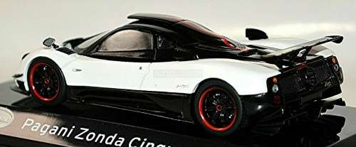 Pagani Zonda Cinque 2009 white+black 1/43 IXO NEW+boxed FREE SA door-Delivery #5564 instant wheels