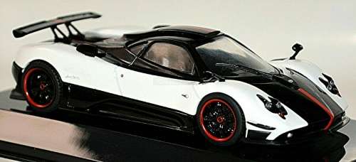 Pagani Zonda Cinque 2009 white+black 1/43 IXO NEW+boxed FREE SA door-Delivery #5564 instant wheels